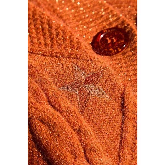 Taylor Swift Life of a Showgirl Glitter Orange Cardigan Box Set Size XS / S NEW - Picture 4 of 8